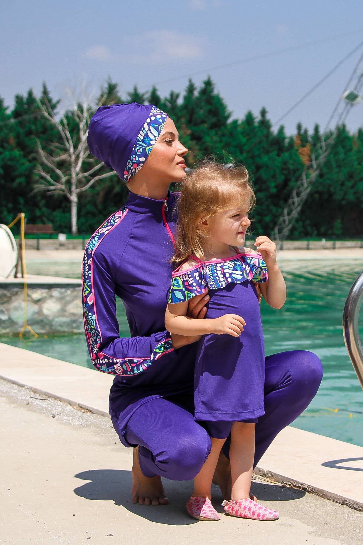 Marina Kids Saks Hijab Swimwear K2211