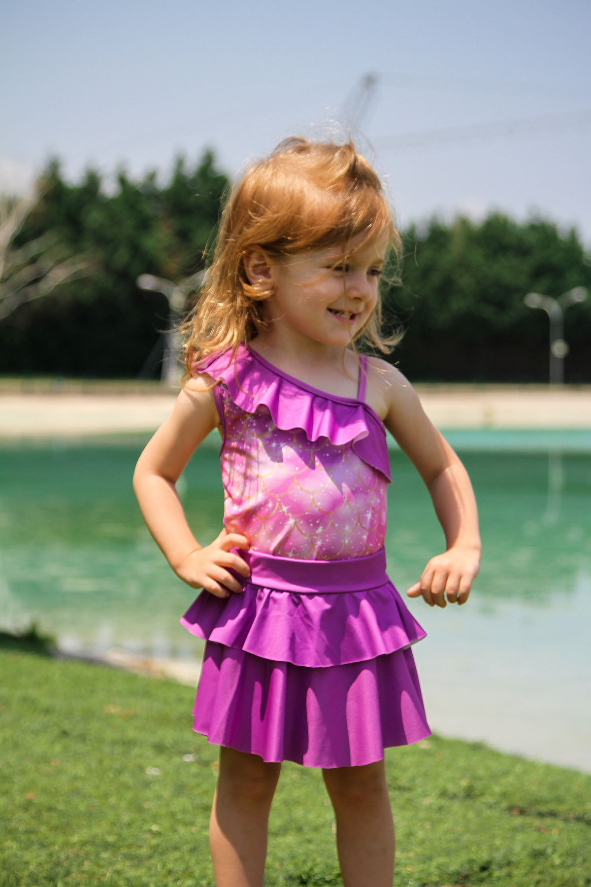 Marina Kids Purple Swimwear K2207