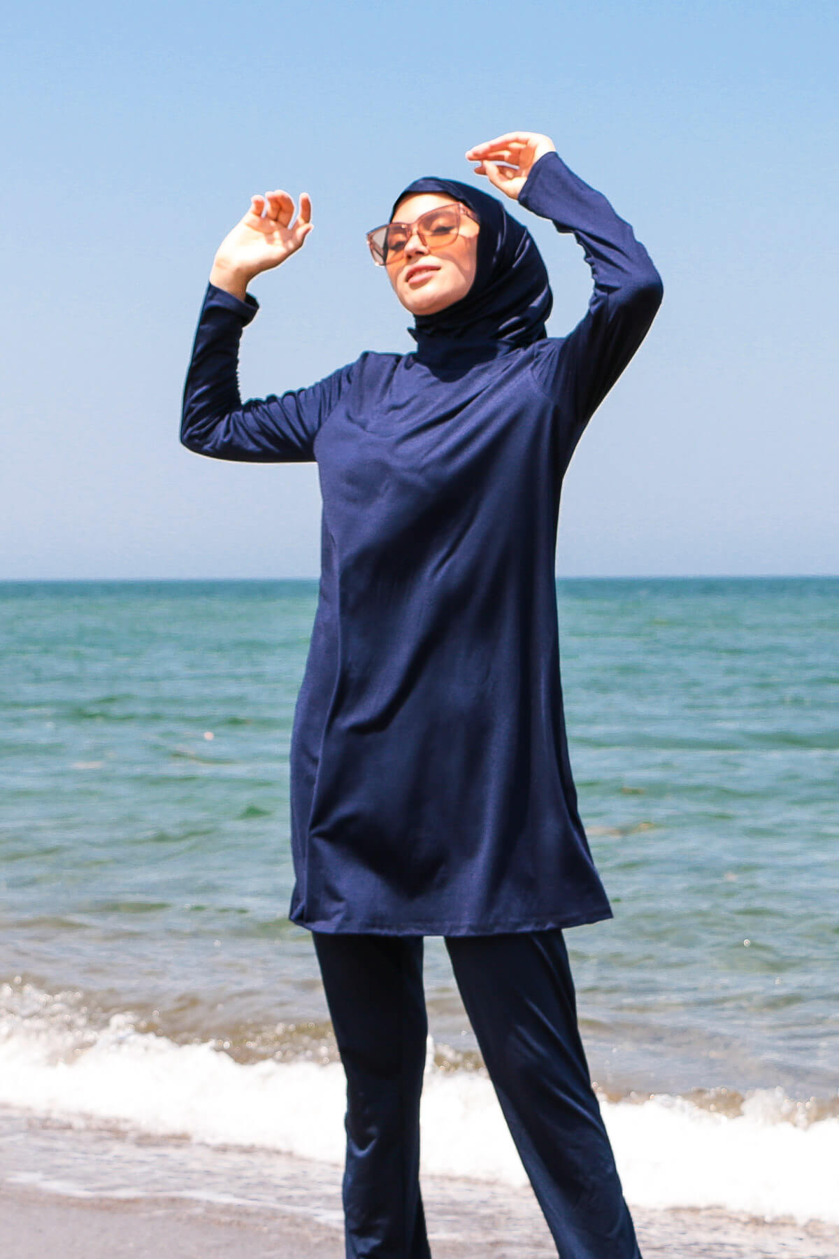 Quad Fully Covered Hijab Swimsuit 1969