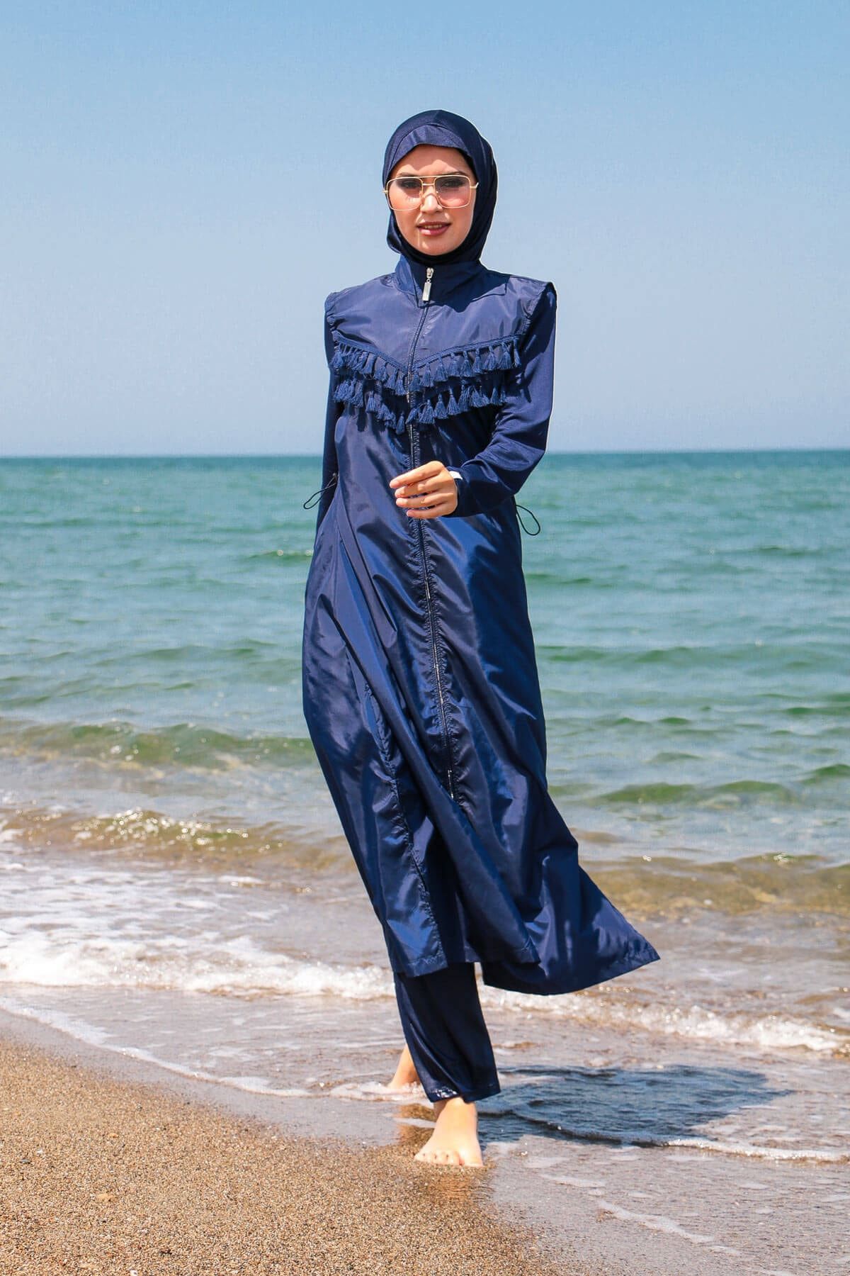 Long Fully Covered Hijab Swimwear 1998