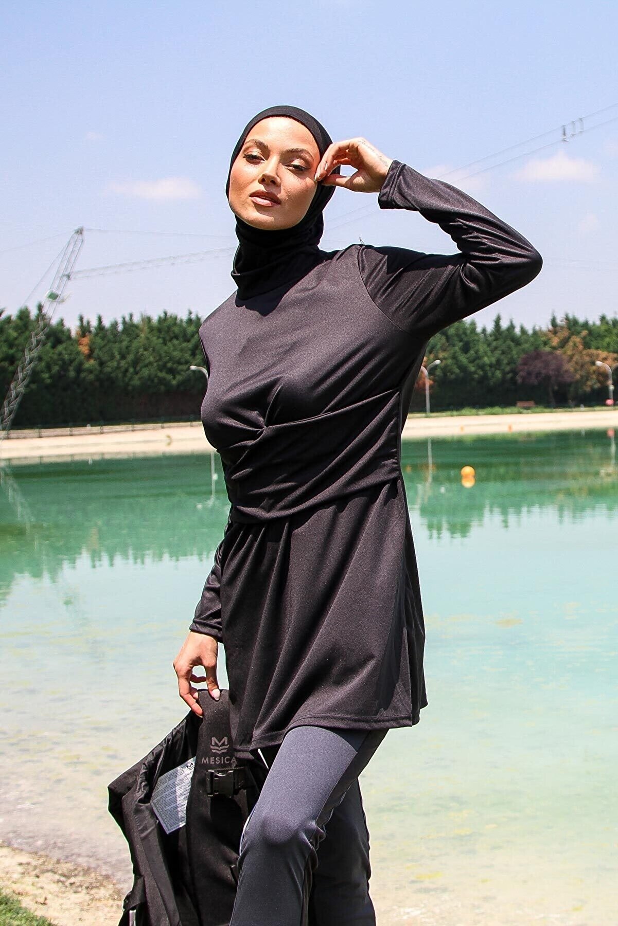 Four Fully Covered Hijab Swimwear R1118