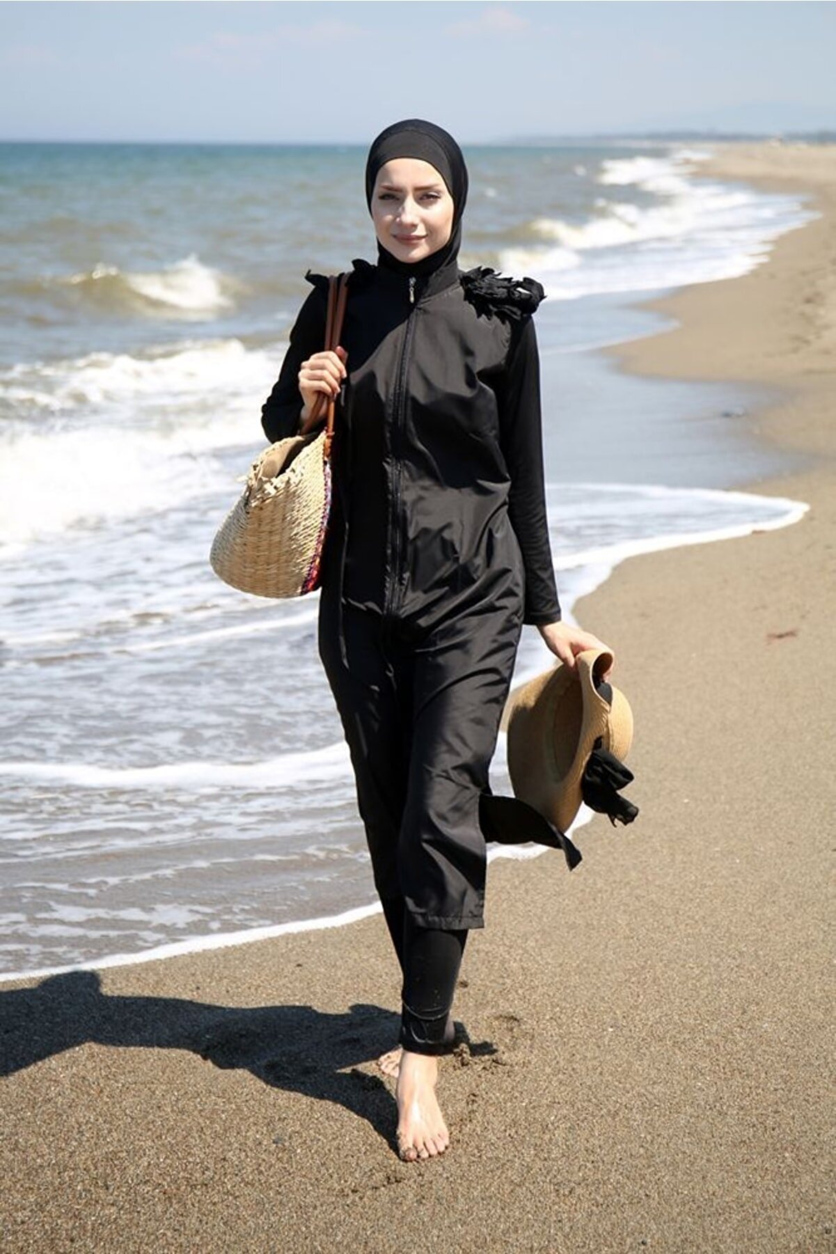 Triple Fully Closed Hijab Swimsuit M2029
