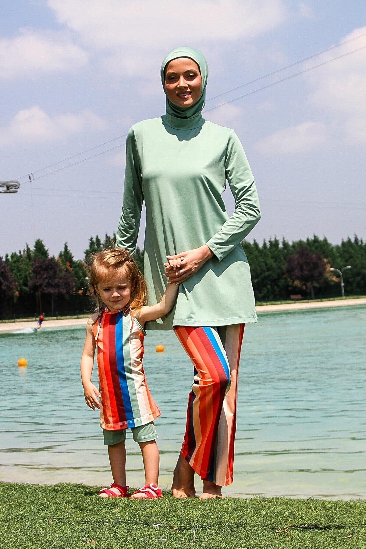 Marina Mold Green Kids Swimwear K2210