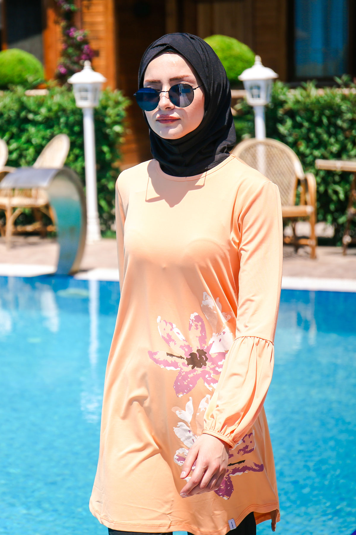 Four Fully Covered Hijab Swimwear M2013