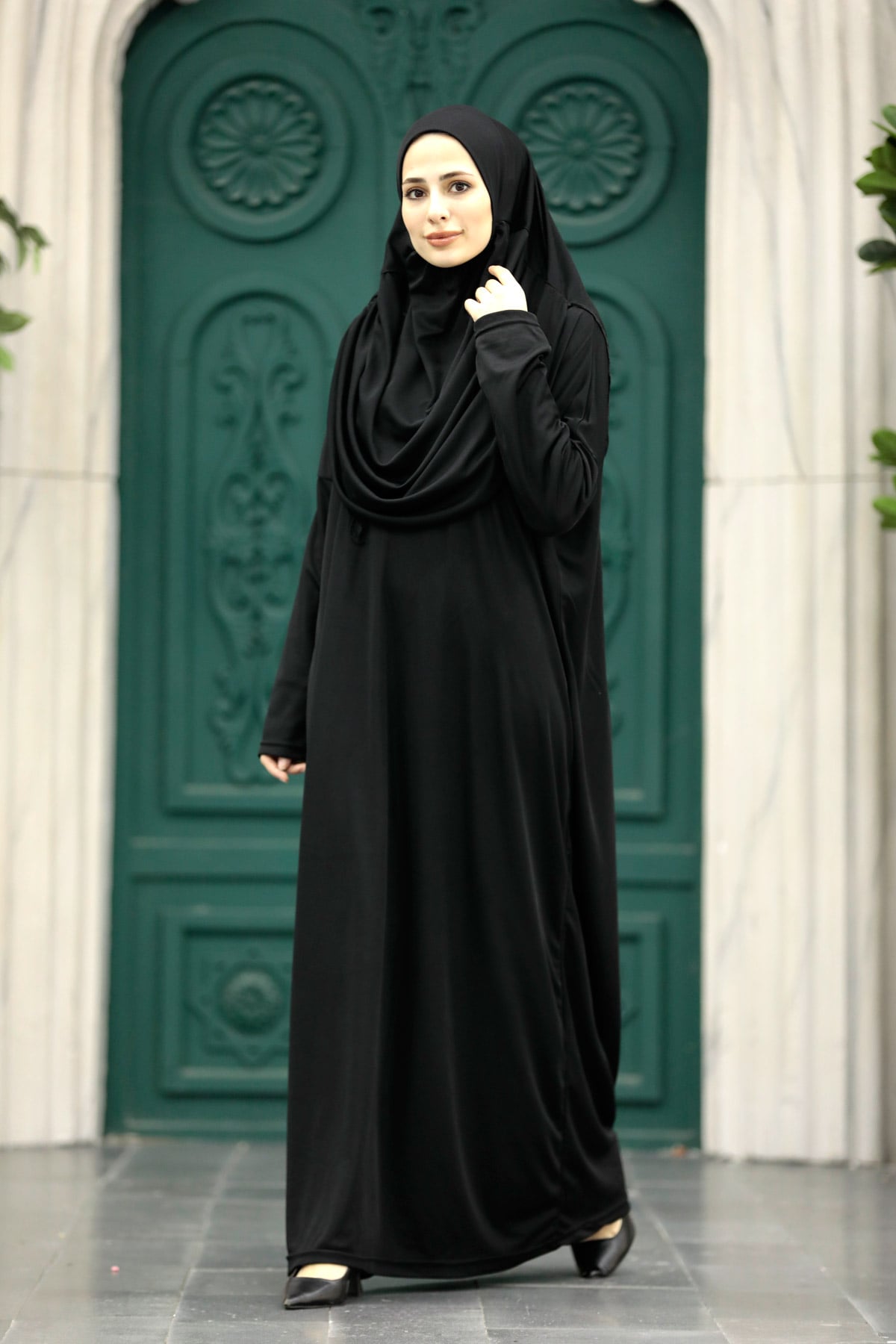One Piece Prayer Dress N2302 Black