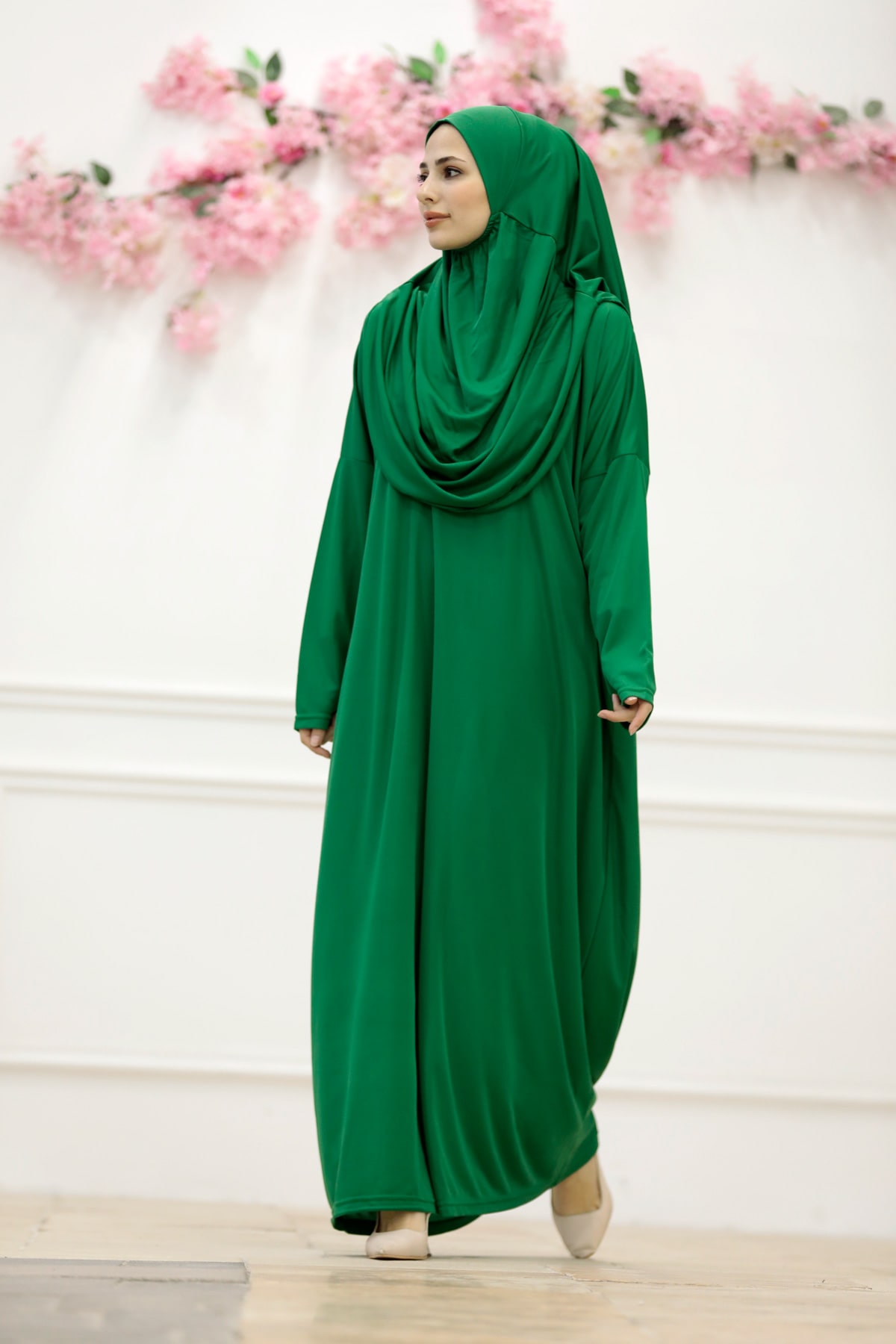 One Piece Prayer Dress N2305 Emerald Green