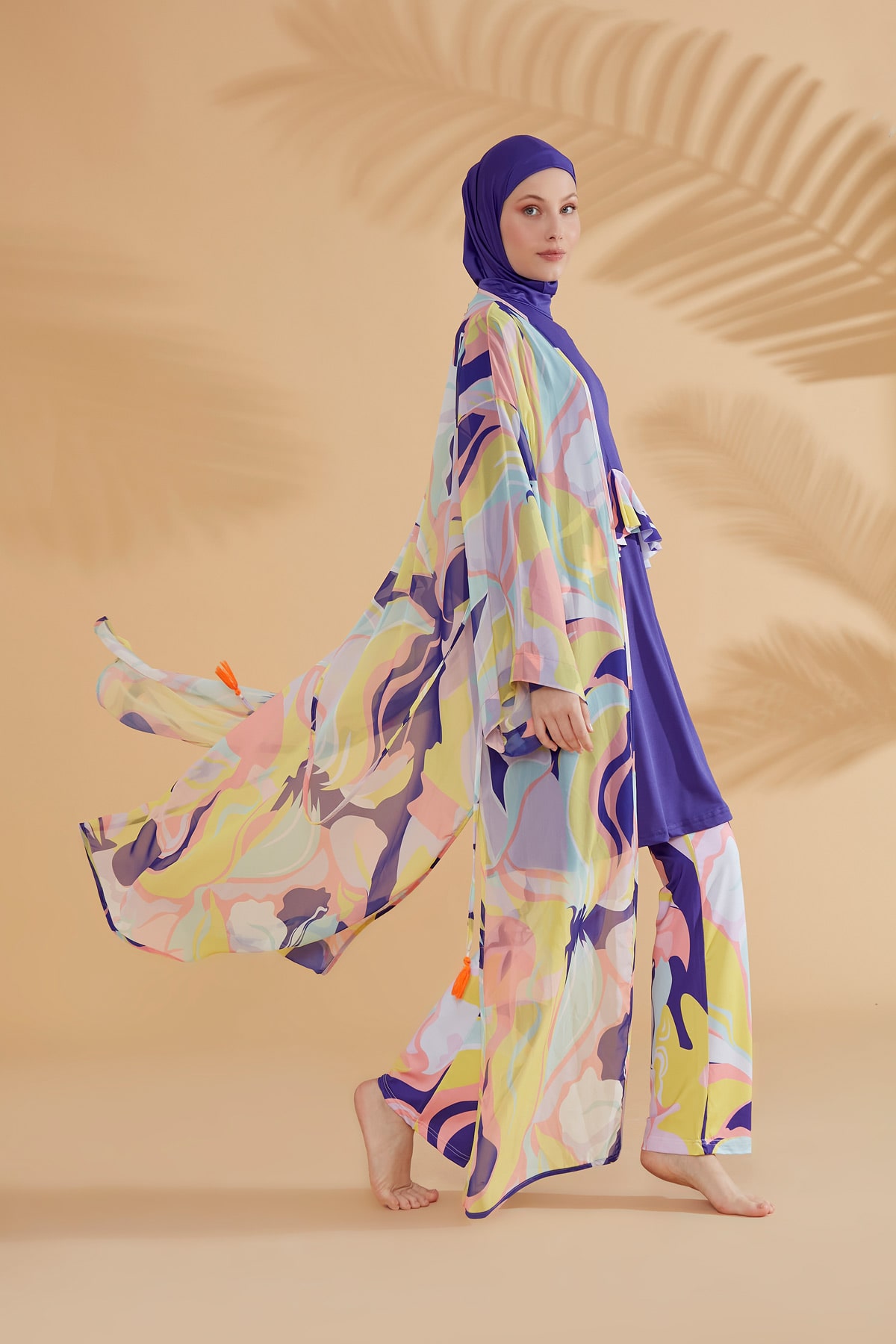 Colourful Caftan Kimono Pareo P2332